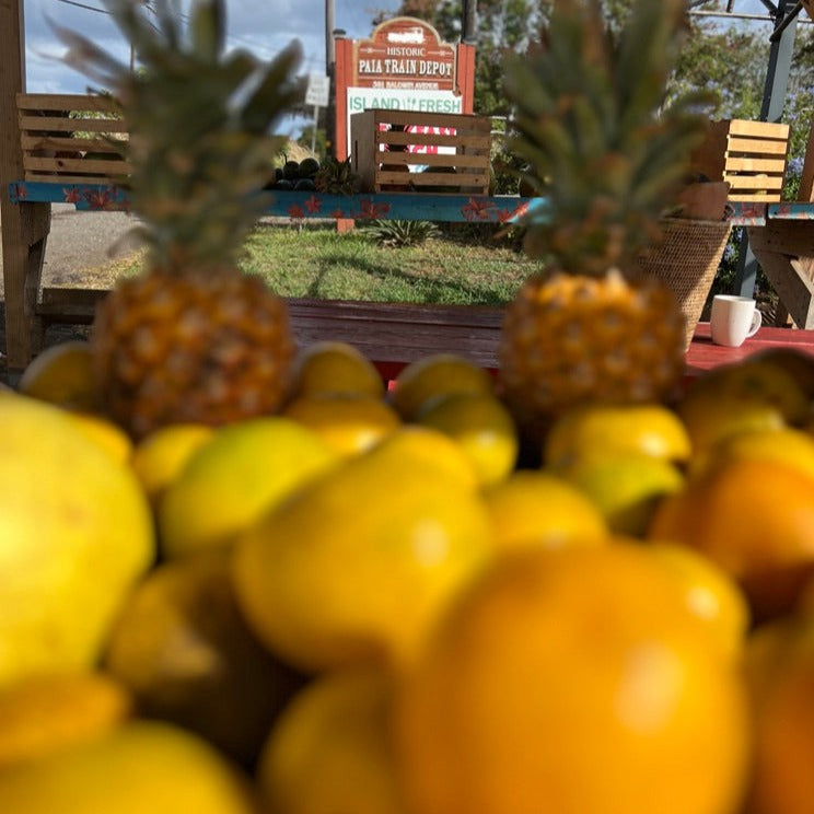 Fresh fruits used for Maui Cocktail Kits