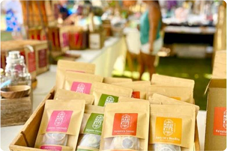 Multiple Maui Cocktail Kits natural cocktail mix products in a box
